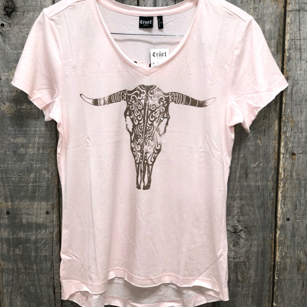 Pink cinch T shirt